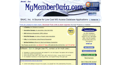 Desktop Screenshot of mymemberdata.com